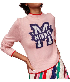 Disney Women Mickey & Friends Rugby Shirt Printed Knit Polo Top Pink Size XS $60