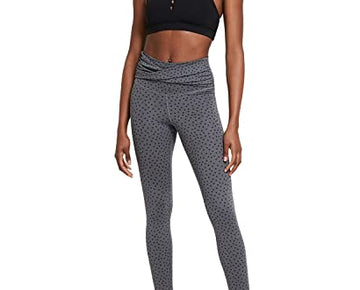 Nike Women's Leggings High Rise 7/8 Yoga Leggings CZ9144 Grey (Medium)