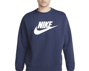 Men's Nike Midnight Navy Sportswear Graphic Crewneck Sweatshirt Blue - Size S
