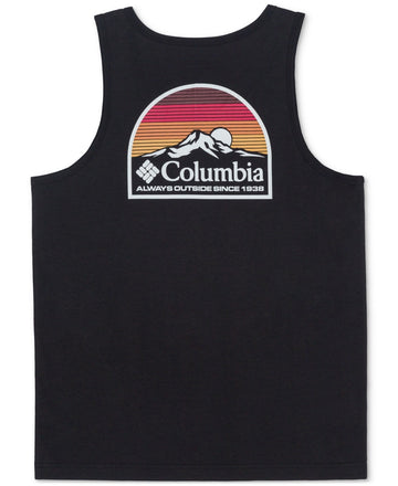 Columbia Mens Regular fit Sleeveless Graphic Tank Top Shirt Small Black