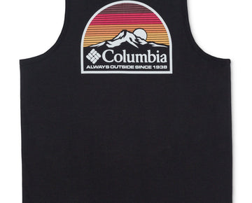 Columbia Mens Regular fit Sleeveless Graphic Tank Top Shirt XXL Black Solid