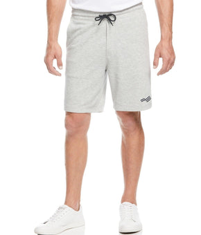 PERRY ELLIS AMERICA Men's Embroidered Flag Sweat Shorts Gray Size L MSRP $60