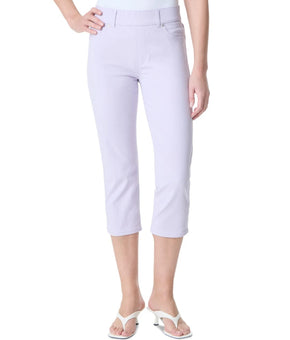 Gloria Vanderbilt Women's Shape Effect Pull-On Capri Jeans Light Purple Size 10