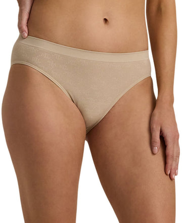 Lauren Ralph Lauren Beige Mesh Jacquard Bikini Brief Underwear 4L0048 Size L
