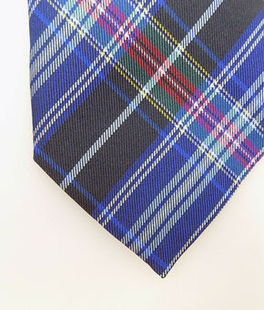 Bloomingdale's Mens Silk Size 7.5 Tie Blue Navy Made in Italy MSRP $59