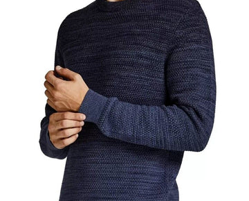 Jack & Jones Men s Thomas Ombre Knit Sweater Size XXL Navy Blue