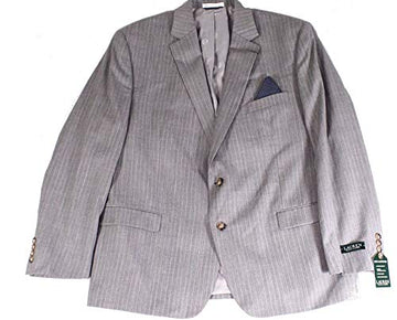 Lauren by Ralph Lauren Mens Suit Seperate R Flex Blazer Gray Size 44 MSRP $450