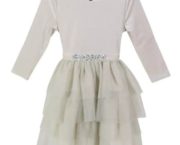 Pink Violet Big Girls Velvet Bodice Shimme Ivory Size 16 MSRP $84