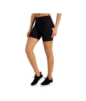 Ideology Biker Shorts Womens Size XXL Black Performance Pocket Running Yoga Gym