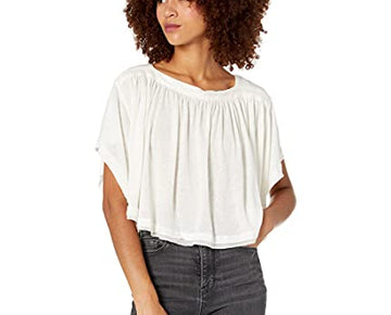 Free People Sunsetter Tee Alabaster Size L (Women's 12-14)