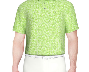 Pga Tour Mens Regular fit Short Sleeve Polo Shirt Size XL Green