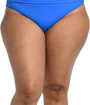 La Blanca CAPRI BLUE 'Island' Hipster Bikini Swim Bottom, US Size 12