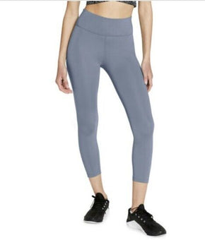 Nike womens Plus Cropped Leggings Size 3X Blue MSRP $50