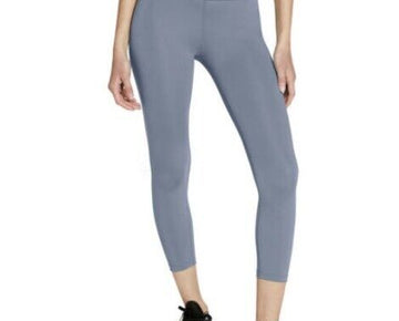 Nike womens Plus Cropped Leggings Size 3X Blue MSRP $50