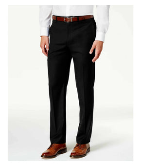 Ralph Lauren Men Covert Twill Ultraflex Dress Pants, Black, Size 34/32 MSRP $95