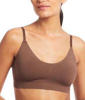 Lauren Ralph Lauren Women's Smoothing Wireless Bralette Brown Size M MSRP $48