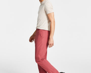 Calvin Klein Men's Slim Fit Red Tech Dress Pants Size 36x34 MSRP $95