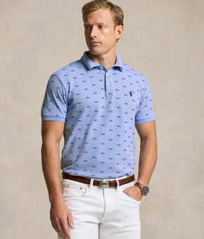 Polo Ralph Lauren Men's Monogram Stretch Polo Shirt Blue Size XS MSRP $125