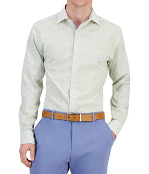 Bar III Mens Printed Stretch Button-Down Shirt