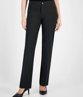 Anne Klein Flare Leg Compression Pant Dark Gray Size 16 MSRP $89