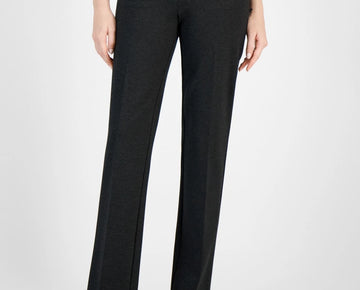 Anne Klein Flare Leg Compression Pant Dark Gray Size 16 MSRP $89