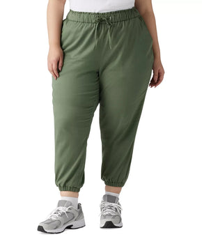 Levi's Off-Duty High Rise Relaxed Jogger Pants Green Plus Size 16W MSRP $60