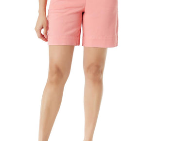 Gloria Vanderbilt Womens Shape Effect High-Rise Smoothing Shorts Size 16 Pink