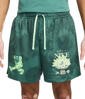Nike Men Regular fit Athletic Shorts Size L / 6 Green Polka Dot