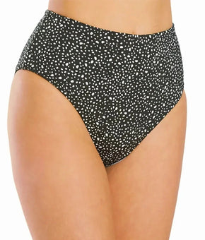 Nike Women's Adventure Reversible High Waist Bikini Bottom Black Gray Size S