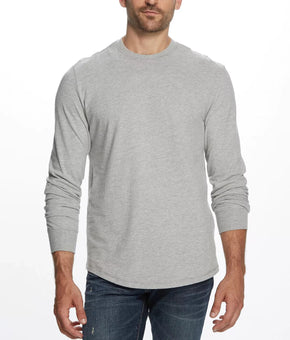 WEATHERPROOF VINTAGE Brushed Jersey Crew Neck T-shirt Gray Size S MSRP $44
