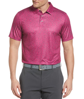 Pga Tour Mens Regular fit Short Sleeve Polo Shirt Size S Purple