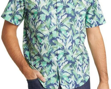 Tommy Bahama Men Bahama Coast Legally Frond Shirt Leaf Green Size 3XL MSRP $128