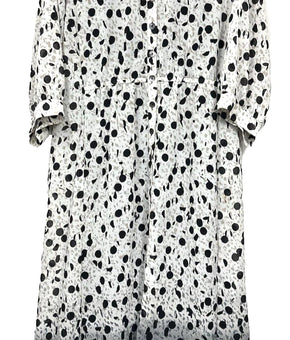 AVENUE Avenue Plus Size Gia Print Max Print Layered Dress Size 22/24 Beige $79