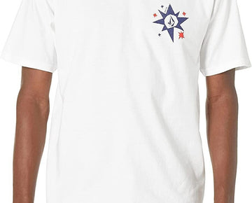 Volcom Men's 4th of July Short Sleeve Tees White Size XXL MSRP $25