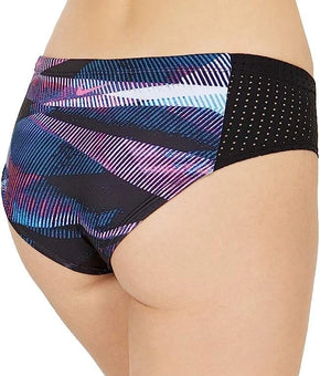 NIKE Swimwear Line Up Hipster Bikini Bottoms Contrast mesh Black Size L $54