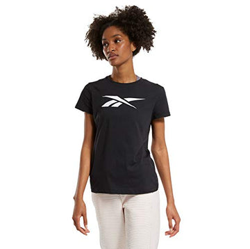 Reebok Women's Training Essentials Graphic T-shirt, Black, Size XXS