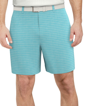 Pga Tour Mens Regular fit Golf Shorts Size 32 x 8 Inseam Blue Plaid