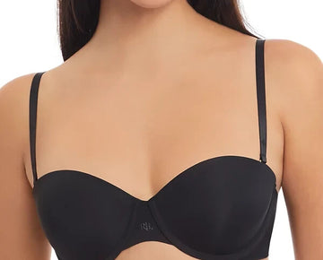 Lauren Ralph Lauren Convertible Strapless Bra 4L0056 Black Size 32C MSRP $68