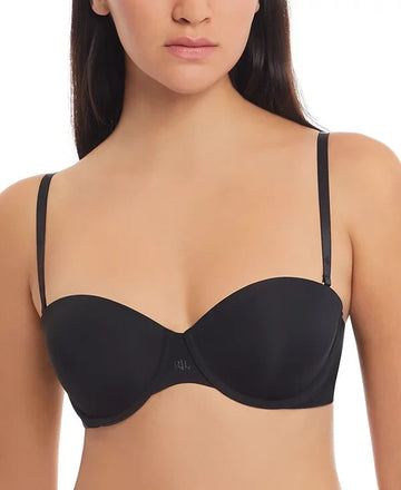 Lauren Ralph Lauren Convertible Strapless Bra 4L0056 Black Size 32C MSRP $68