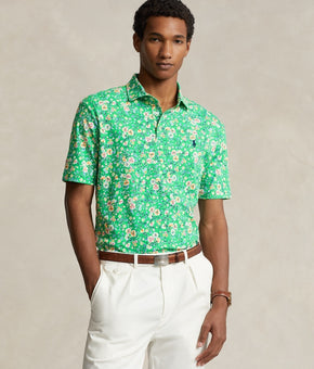 Polo Ralph Lauren Men's Floral Soft Cotton Polo Green Top Size XS MSRP $125