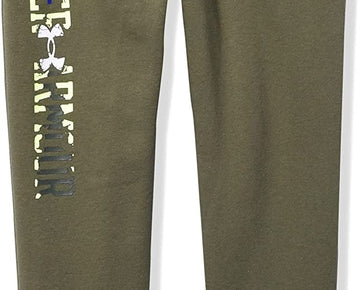 Under Armour Boys Rival Fleece Layers Joggers Marine Od Green Size L