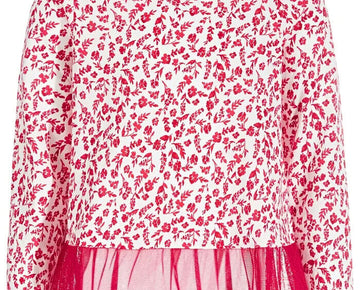 First Impressions Toddler Girls Holly-Print Tunic Red Size 3T