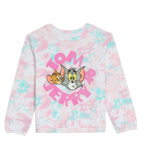 Disney Big Girls Tom Jerry Pullover Multi Pink Size S MSRP $38