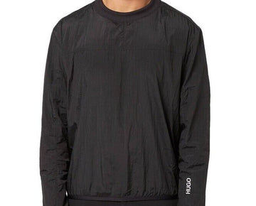HUGO BOSS Men's Dobile Regular Fit Sweatshirt Black Size XL