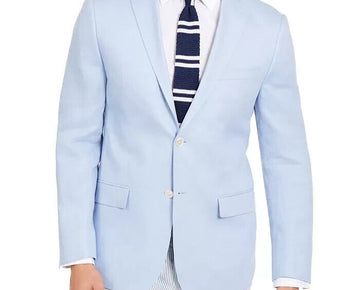 LAUREN RALPH LAUREN Blue Single Breasted Ultraflex Blazer 43R Line MSRP $295