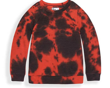 EPIC THREADS Big Boys All Over Print Fleece Pullover Red Size S MSRP $45