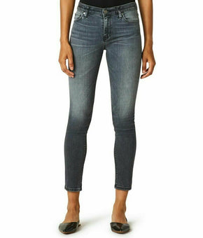 Hudson Jeans | Women's Nico Mid-Rise Stretch Skinny Jeans Grey Size 24 MSRP $195