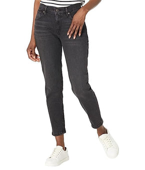 Lauren Ralph Lauren Womens Relaxed Tapered Ankle Jeans Black Size 14 MSRP $125