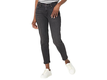 Lauren Ralph Lauren Womens Relaxed Tapered Ankle Jeans Black Size 14 MSRP $125