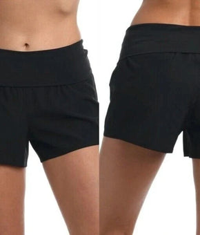 La Blanca 3" Soft Board Shorts Black Size L MSRP $61